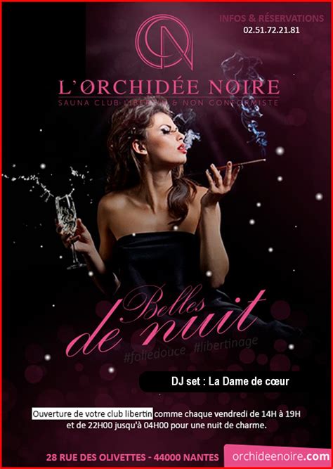 femme libertine nantes|Soirée maison close à l’Orchidée Noire, club libertin à Nantes